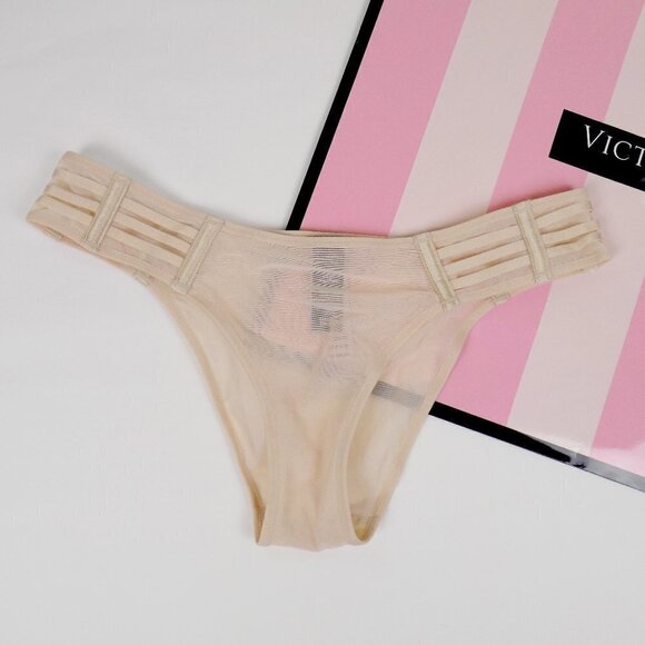 nwt victoria's secret very sexy VS dream angels lace mesh strappy cheeky - Picture 3 of 4